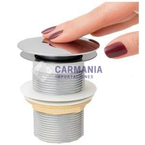 VALVULA  PARA PILETA TIP TOP CROMADA 1 1/4" G-7882