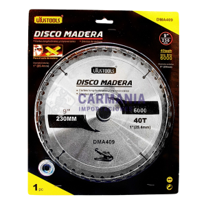 DISCO P/MADERA 9" 40D UYUSTOOLS DMA409 C3