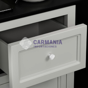 TIRADOR TIPO COPA 25MM METALICO GRIS