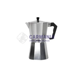 CAFETERA DE ALUMINIO PULIDO ITALIANA 9T.G9 3121