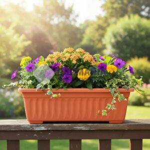 MACETA JARDINERA TERRACOTA 49*21*14 REF.7200