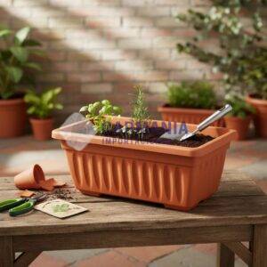 MACETA JARDINERA TERRACOTA 34*19*14 REF.7002