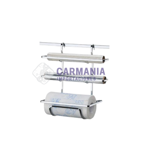 SOPORTE DE ROLLO TRIPLE CROMADO R.7801