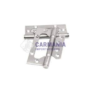 BISAGRA FLAP 4 2.5MM 2 UNID PLATEADA