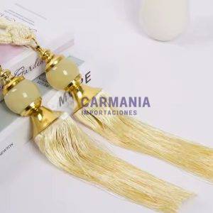 LAZO DECORATIVO SIMPLE P/CORTINA 2 COLORES 2PZ.