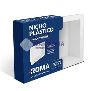 NICHO EMPOTRADO 43X33X8CM BLANCO 6055-5