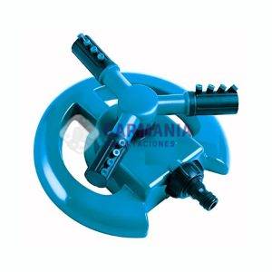 REGADOR TRES PUNTAS PLASTICO  AZUL G-7817