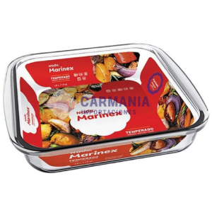 ASADERA DE VIDRIO RECTANGULAR REF.2754