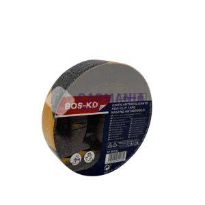 CINTA ANTIDESLIZANTE 25MMX5MTS AMARI/NEGRA 80176