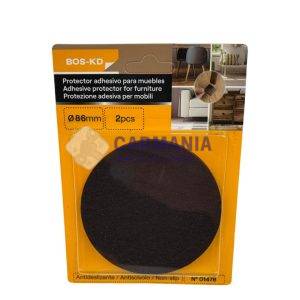 FIELTRO DE GOMA 86MM 2PZS MARRON G-8516
