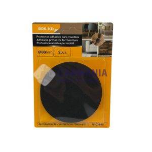 FIELTRO DE GOMA 86MM 2PZS NEGRO G-8517