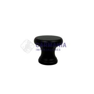 TIRADOR 25MM BOTON METALICO NEGRO G-7686